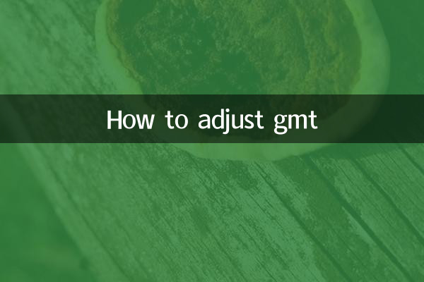 Comment régler la GMT