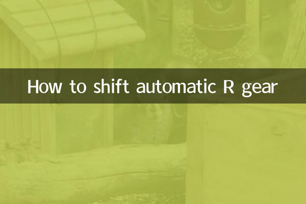 Cómo cambiar la marcha automática R