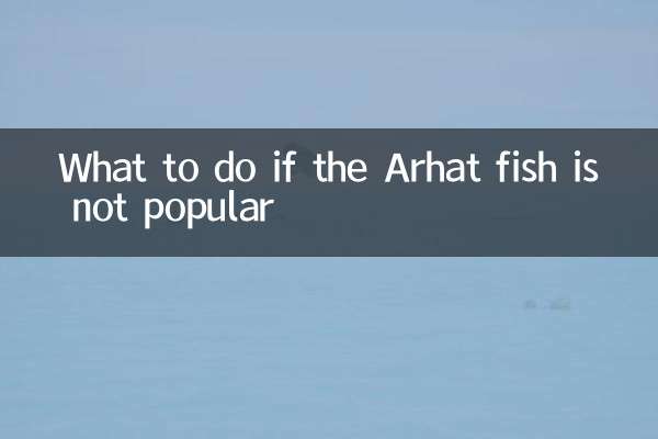 Was tun, wenn der Arhat -Fisch nicht beliebt ist