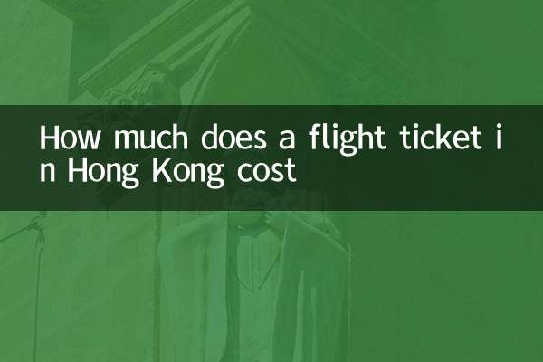Wie viel kostet ein Flugticket in Hongkong?