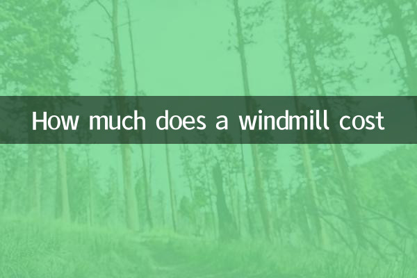 Wie viel kostet eine Windmühle