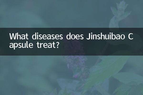 What diseases does Jinshuibao Capsule treat?