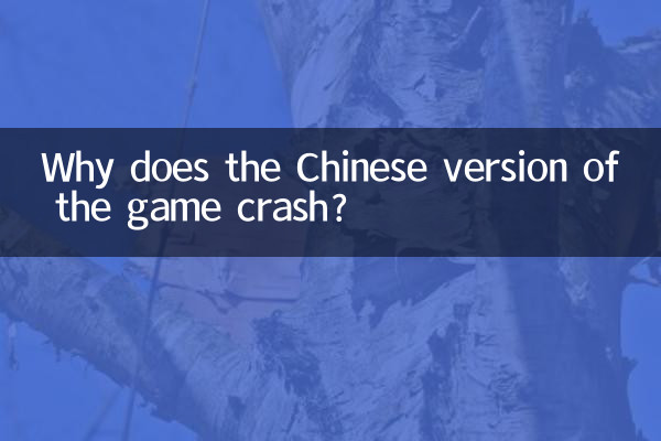 Warum stürzt die chinesische Version des Spiels ab?