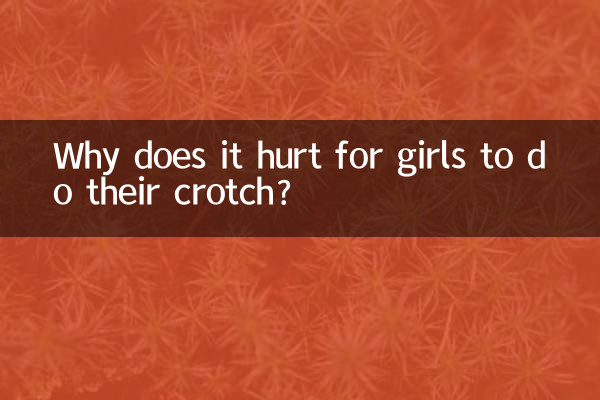 Why does it hurt for girls to do their crotch?