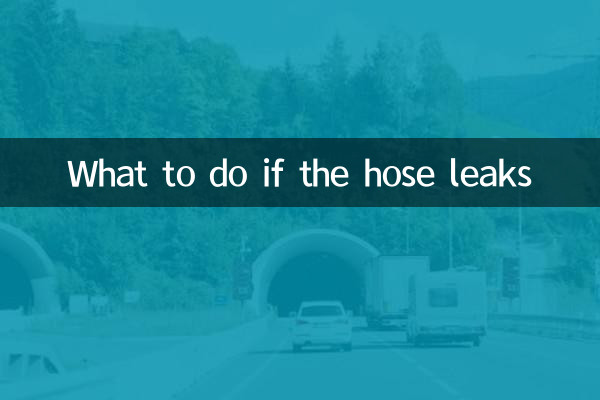 호스가 새는 경우 대처 방법