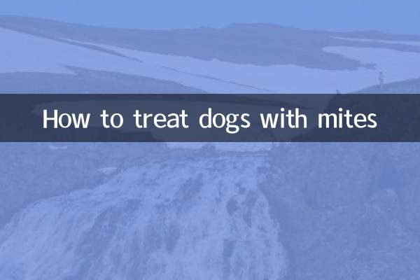 Comment traiter les chiens avec des acariens