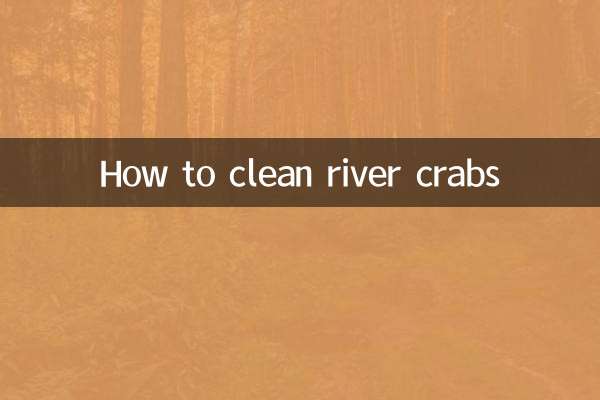 Cómo limpiar cangrejos de río