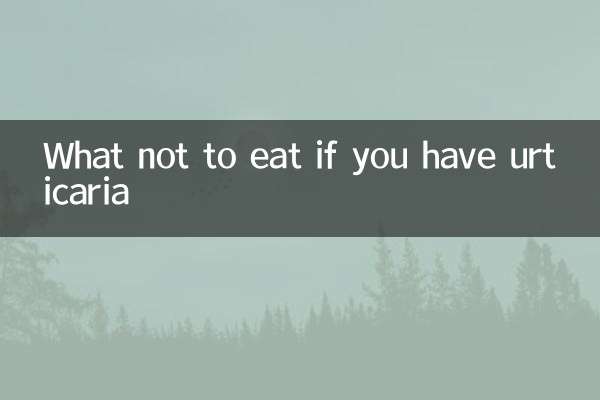 Was Sie bei Urtikaria nicht essen sollten
