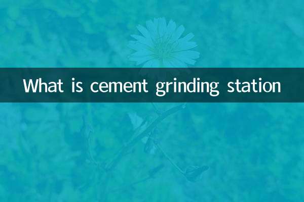 Was ist eine Zementmahlstation?