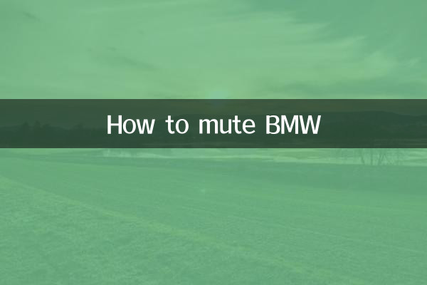 كيفية كتم صوت بي ام دبليو