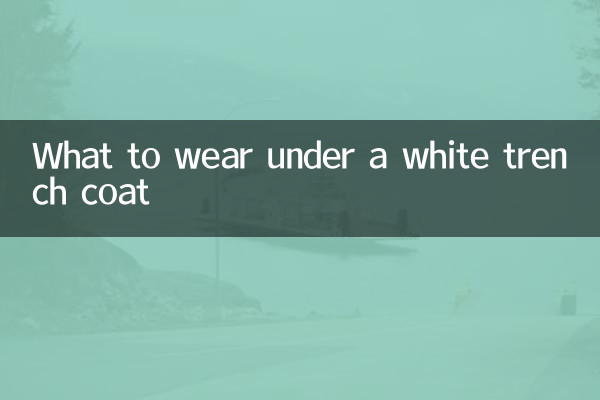 白色風衣裡面穿什麼