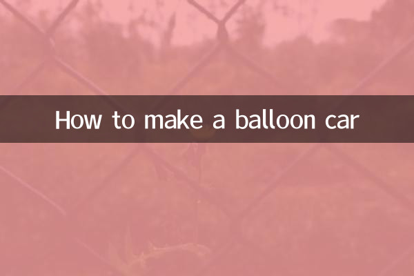 Wie man ein Ballonauto baut