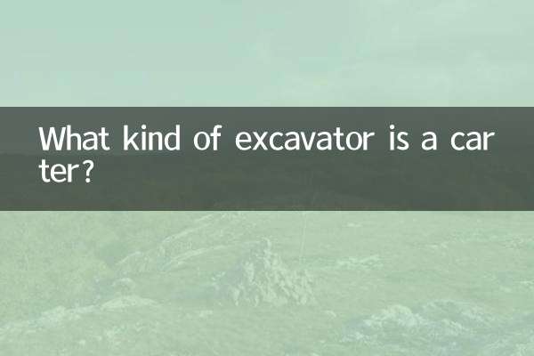 カーターとはどんな掘削機ですか？