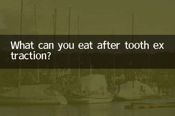¿Qué se puede comer después de la extracción de un diente?