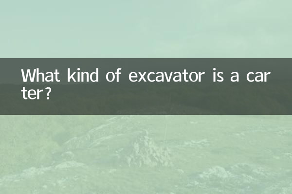 أي نوع من الحفارة هو كارتر؟