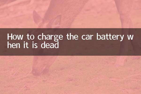 汽車電瓶沒電怎麼充電