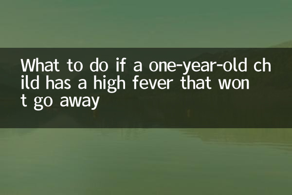 ماذا تفعل إذا كان طفل يبلغ من العمر سنة واحدة يعاني من ارتفاع في درجة الحرارة ولا يختفي