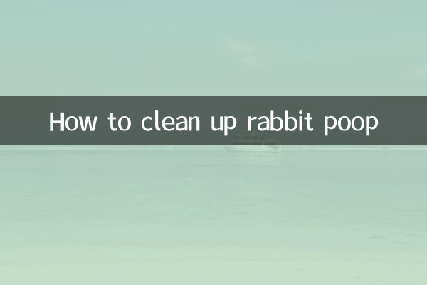 खरगोश के मल को कैसे साफ करें