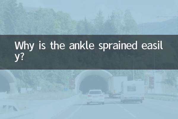 Why is the ankle sprained easily?
