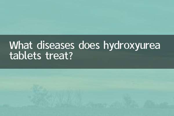 Welche Krankheiten behandeln Hydroxyharnstofftabletten?