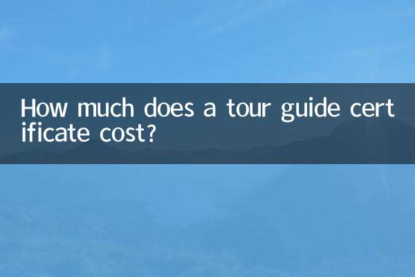 導遊證要多少錢