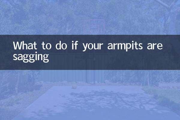 O que fazer se suas axilas estiverem flácidas
