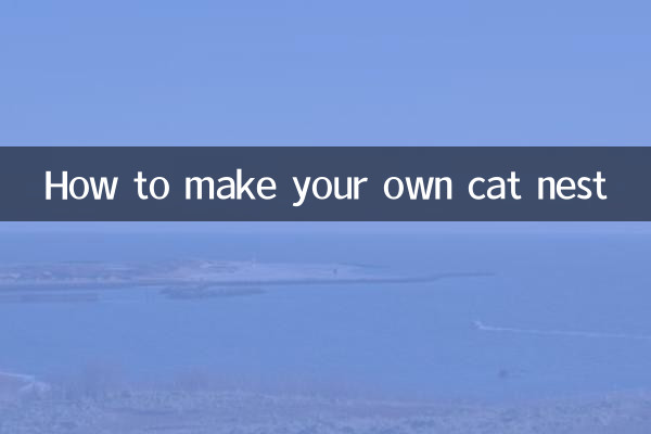 Como fazer seu próprio ninho para gatos