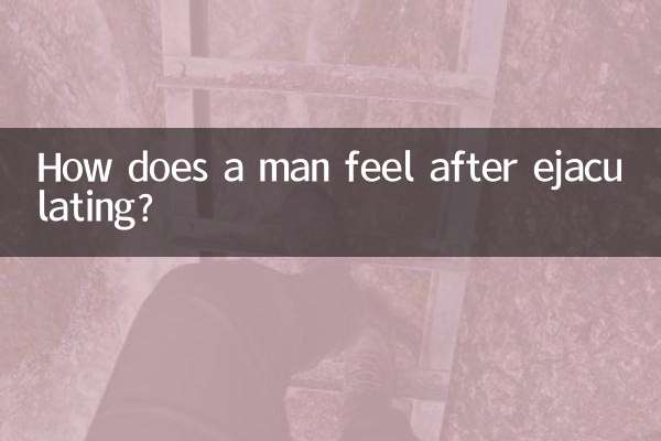 Come si sente un uomo dopo aver eiaculato?