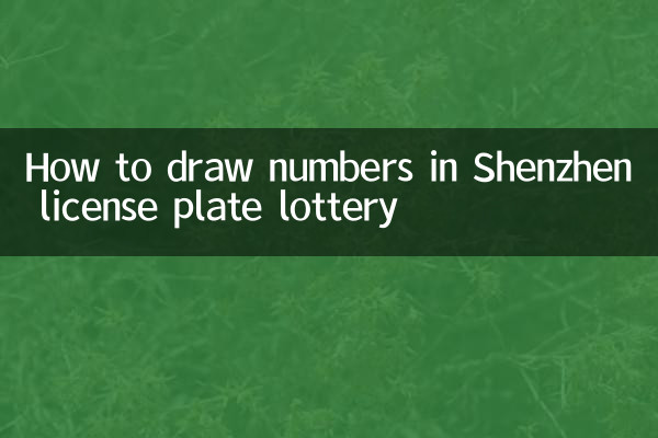 Как вытянуть номера в лотерее номерных знаков Шэньчжэня