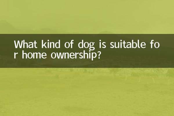 گھر کی ملکیت کے لئے کس قسم کا کتا موزوں ہے؟