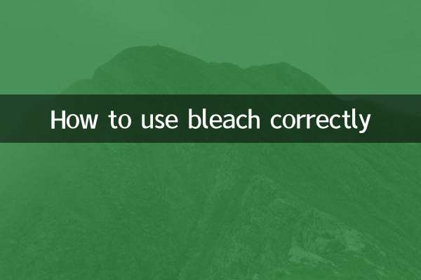 Cómo utilizar la lejía correctamente