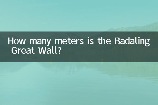 বাদালিং গ্রেট ওয়াল কত মিটার?