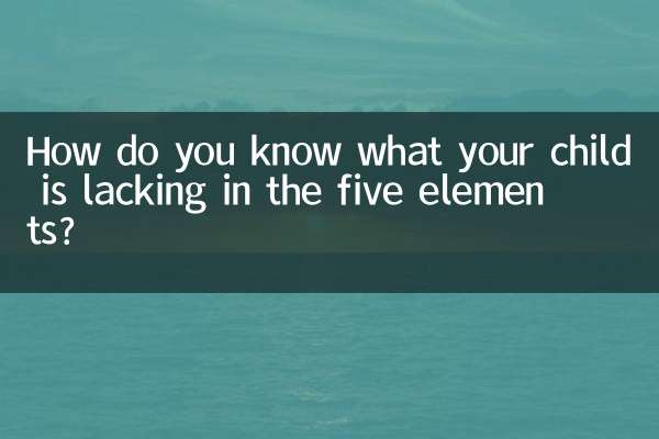 怎麼知道孩子五行缺什麼