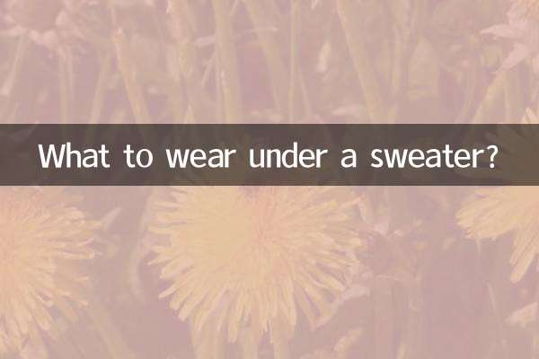 Was trägt man unter einem Pullover?