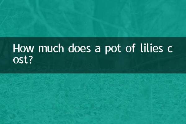 ユリの鉢はいくらですか?