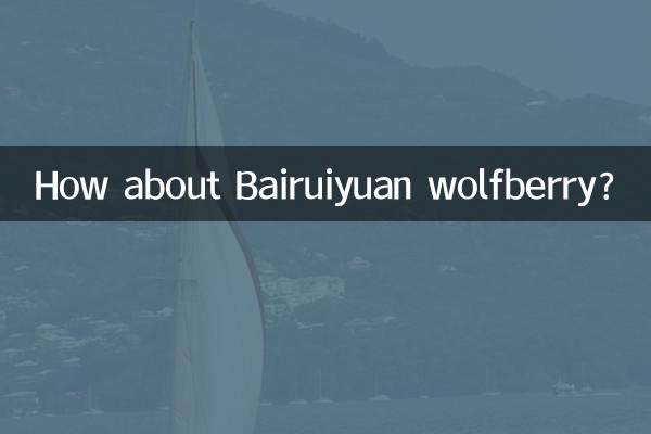 Wie wäre es mit Bairuiyuan-Wolfsbeere?