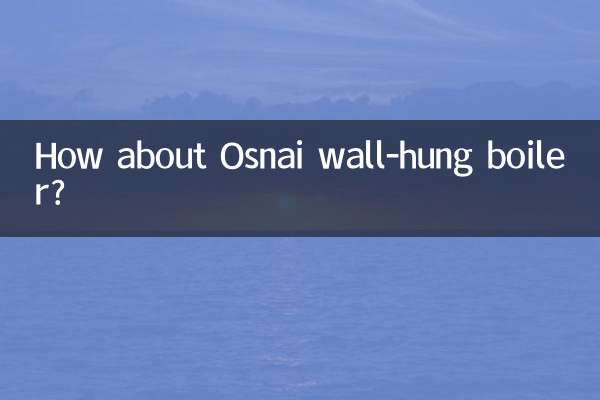 Che ne dici della caldaia murale Osnai?