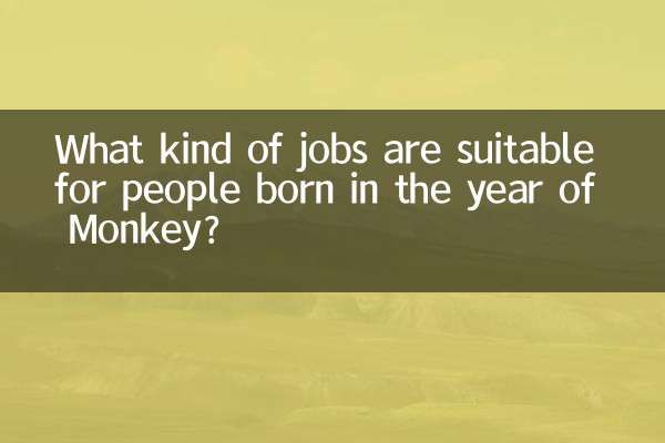 چه نوع مشاغلی برای متولدین سال میمون مناسب است؟