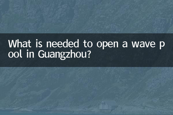 गुआंगज़ौ में वेव पूल खोलने के लिए क्या आवश्यक है?