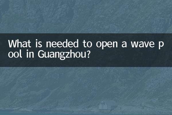 Что нужно для открытия волнового бассейна в Гуанчжоу?