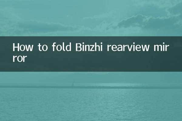 Como dobrar o espelho retrovisor Binzhi