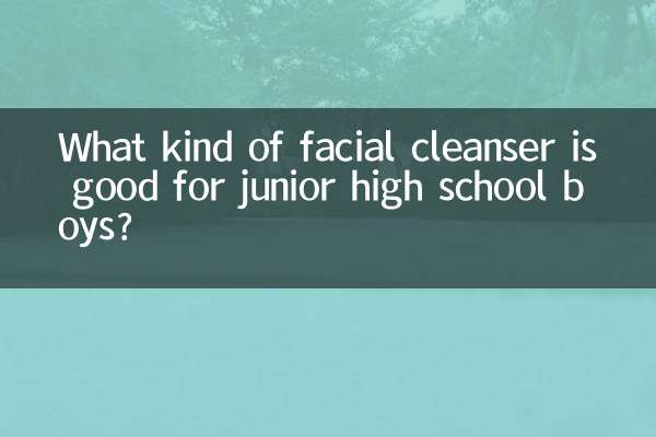 Какое очищающее средство для лица подойдет мальчикам младших классов?