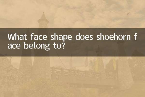 À quelle forme de visage appartient le visage du chausse-pied ?