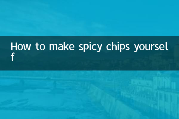 Comment faire soi-même des chips épicées