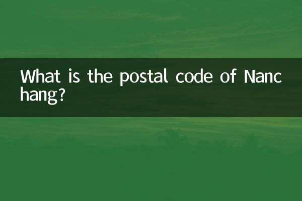 Quel est le code postal de Nanchang?