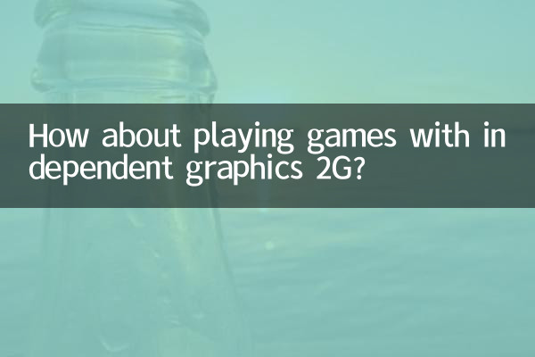 কিভাবে স্বাধীন গ্রাফিক্স 2G সঙ্গে গেম খেলা সম্পর্কে?