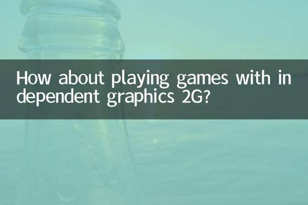 কিভাবে স্বাধীন গ্রাফিক্স 2G সঙ্গে গেম খেলা সম্পর্কে?