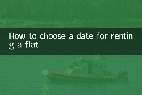 How to choose a date for renting a flat