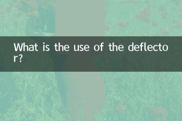 ڈیفلیکٹر کا کیا استعمال ہے؟