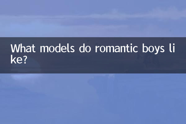 রোমান্টিক ছেলেরা কোন মডেল পছন্দ করে?